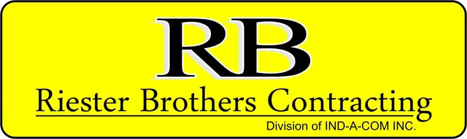 A yellow banner with the words " rb brothers company ".